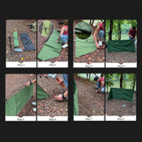 Maxbell Camping Campfire Windshield Grills Picnic Windscreen Gas Stove Canvas Hiking