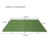 Maxbell Camping Campfire Windshield Grills Picnic Windscreen Gas Stove Canvas Hiking