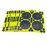 Maxbell 10x Shooting Target Stick Patch Round Targets Reactive for Shooting Practice