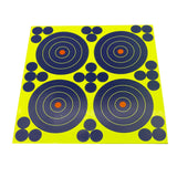 Maxbell 10x Shooting Target Stick Patch Round Targets Reactive for Shooting Practice