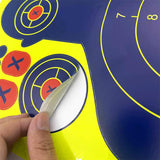 Maxbell 10x Splatter Targets Paper Targets Stickers Adhesive for Outdoor Shooting