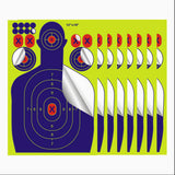 Maxbell 10x Splatter Targets Paper Targets Stickers Adhesive for Outdoor Shooting