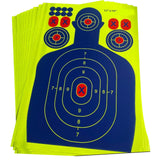 Maxbell 10x Splatter Targets Paper Targets Stickers Adhesive for Outdoor Shooting