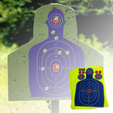 Maxbell 10x Splatter Targets Paper Targets Stickers Adhesive for Outdoor Shooting