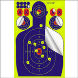 Maxbell 10x Splatter Targets Paper Targets Stickers Adhesive for Outdoor Shooting