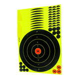 Maxbell 10x Shooting Targets Splatter Reactive Paper Sticker Adhesive Practice Range