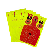 Maxbell 10x Reactive Splatter Targets Stickers Self Adhesive for Outdoor Accessory