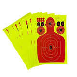 Maxbell 10x Reactive Splatter Targets Stickers Self Adhesive for Outdoor Accessory