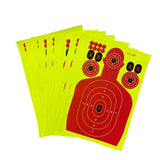 Maxbell 10x Reactive Splatter Targets Stickers Self Adhesive for Outdoor Accessory