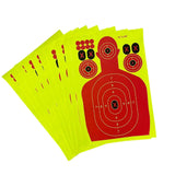Maxbell 10x Reactive Splatter Targets Stickers Self Adhesive for Outdoor Accessory