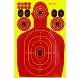 Maxbell 10x Reactive Splatter Targets Stickers Self Adhesive for Outdoor Accessory