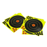 Maxbell 10Pcs 8 inch Shooting Target Paper Stickers Adhesive Splatter for Outdoor