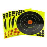 Maxbell 10Pcs 8 inch Shooting Target Paper Stickers Adhesive Splatter for Outdoor