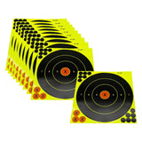 Maxbell 10Pcs 8 inch Shooting Target Paper Stickers Adhesive Splatter for Outdoor