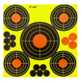 Maxbell 10x 8" Splash Targets Shooting Practice Training Round Target Stickers Aim