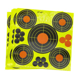 Maxbell 10x 8" Splash Targets Shooting Practice Training Round Target Stickers Aim