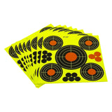 Maxbell 10x 8" Splash Targets Shooting Practice Training Round Target Stickers Aim