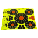 Maxbell 10x 8" Splash Targets Shooting Practice Training Round Target Stickers Aim