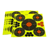 Maxbell 10x 8" Splash Targets Shooting Practice Training Round Target Stickers Aim