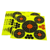 Maxbell 10x 8" Splash Targets Shooting Practice Training Round Target Stickers Aim