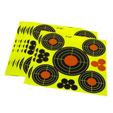 Maxbell 10x 8" Splash Targets Shooting Practice Training Round Target Stickers Aim