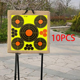 Maxbell 10x 8" Splash Targets Shooting Practice Training Round Target Stickers Aim