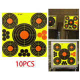 Maxbell 10x 8" Splash Targets Shooting Practice Training Round Target Stickers Aim