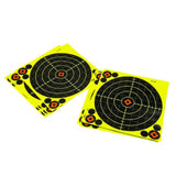 Maxbell 10x 8"x8" Shooting Targets Paper Stickers for Shooting Practice Exercise