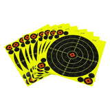 Maxbell 10x 8"x8" Shooting Targets Paper Stickers for Shooting Practice Exercise