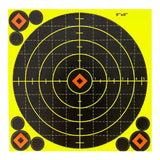 Maxbell 10x 8"x8" Shooting Targets Paper Stickers for Shooting Practice Exercise