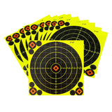 Maxbell 10x 8"x8" Shooting Targets Paper Stickers for Shooting Practice Exercise