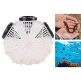Maxbell Shrimp Cage Baittrap Crawdad Accessories for Crayfish Fishing Crawfish white