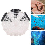 Maxbell Shrimp Cage Baittrap Crawdad Accessories for Crayfish Fishing Crawfish white