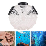 Maxbell Shrimp Cage Baittrap Crawdad Accessories for Crayfish Fishing Crawfish white