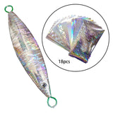 Maxbell 18x Holographic Fishing Flashing Tape Flasher Adhesive Waterproof