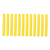 Maxbell Buoyant Fishing Foam Sticks Fishing stick 12 Pieces Dia 8mm for Fishing Yellow