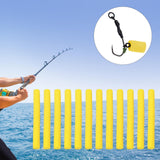 Maxbell Buoyant Fishing Foam Sticks Fishing stick 12 Pieces Dia 8mm for Fishing Yellow