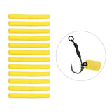 Maxbell Buoyant Fishing Foam Sticks Fishing stick 12 Pieces Dia 8mm for Fishing Yellow
