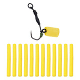 Maxbell Buoyant Fishing Foam Sticks Fishing stick 12 Pieces Dia 8mm for Fishing Yellow