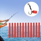 Maxbell Buoyant Fishing Foam Sticks Fishing stick 12 Pieces Dia 8mm for Fishing Red