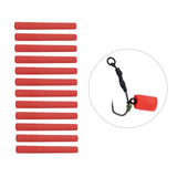 Maxbell Buoyant Fishing Foam Sticks Fishing stick 12 Pieces Dia 8mm for Fishing Red