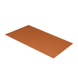 Maxbell Portable Folding Camping Table PU Leather BBQ Desk Mat Outdoor Picnic Pads Light Brown 55x115cm