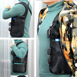 Maxbell Outdoor Underarm Shoulder Bag Portable Backpack Storage Armpit Pack for Work Left Shoulder