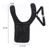 Maxbell Outdoor Underarm Shoulder Bag Portable Backpack Storage Armpit Pack for Work Left Shoulder