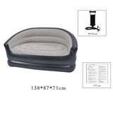 Maxbell Inflatable Sofa Couch Furniture Lazy Bed Chair Camping Hand Air Pump