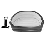 Maxbell Inflatable Sofa Couch Furniture Lazy Bed Chair Camping Hand Air Pump
