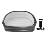 Maxbell Inflatable Sofa Couch Furniture Lazy Bed Chair Camping Hand Air Pump
