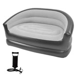 Maxbell Inflatable Sofa Couch Furniture Lazy Bed Chair Camping Hand Air Pump