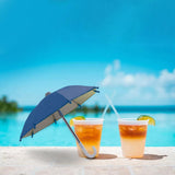 Maxbell Universal Phone Umbrella Sun Shade Outdoor Lightweight Cover Blue