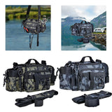 Maxbell Fishing Waist Pack Fanny Hip Bag Tackle Lure Storage Multifunctional Green